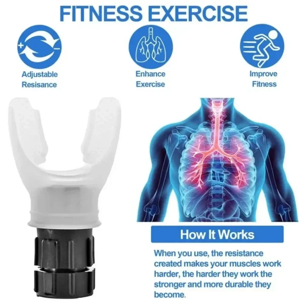 Lung training device suitable for all types of sports