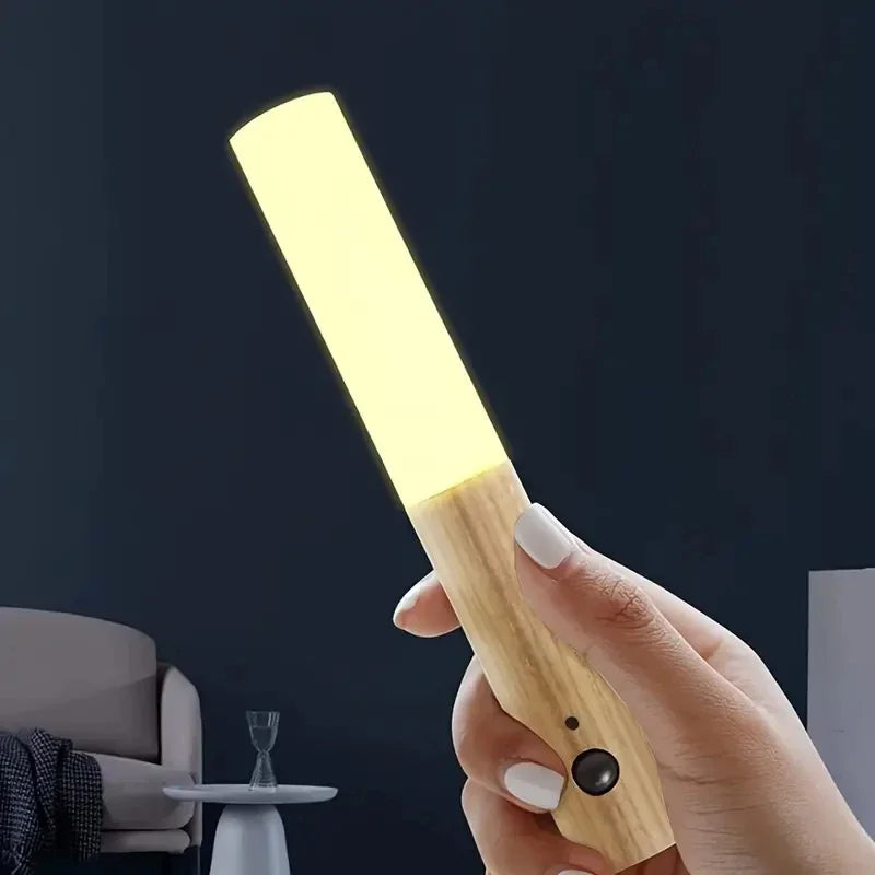 Intelligent Human Body Induction LED Night Light – Rechargeable Wall Light for Corridor, Cabinet, and Toilet
