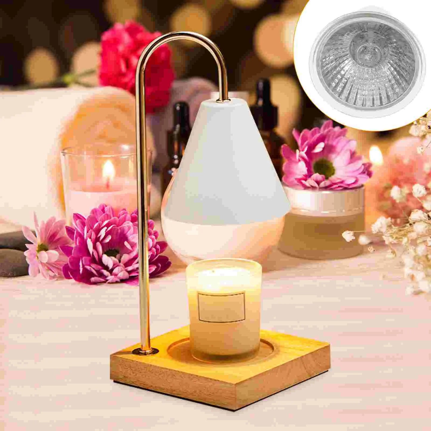 Dimmable Candle Warmer Lamp – Efficient, Flame-Free Fragrance