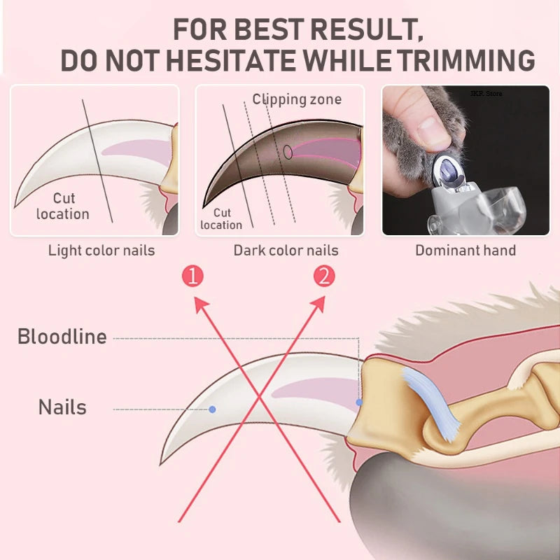 Dog Nail Clippers Dog Grooming Equipment Nail Clipper for Dogs Pet Products Accessories Grinder Cat Trimmer Cutter Supplies Home