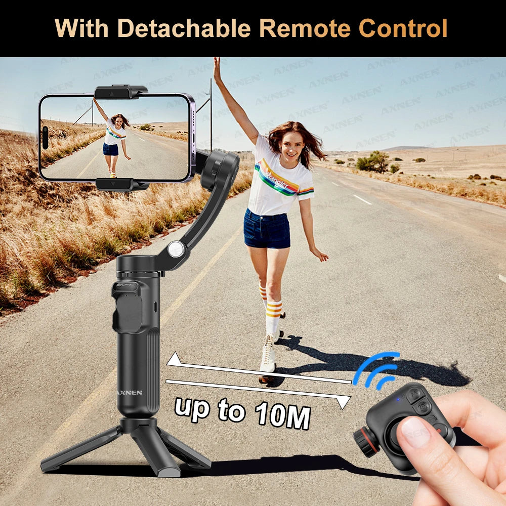 Handheld 3Axis Foldable Anti-shaking Shooting Stand
