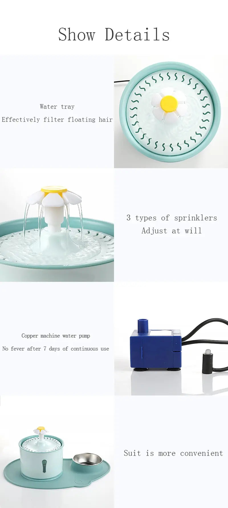 Pet intelligent automatic water dispenser