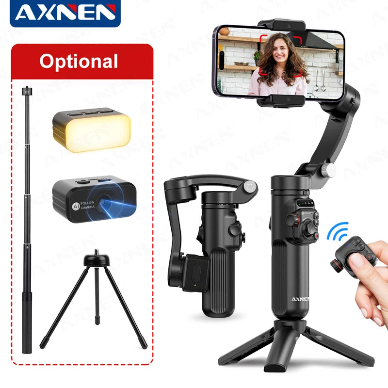 Handheld 3Axis Foldable Anti-shaking Shooting Stand