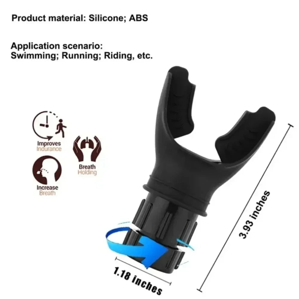 Lung training device suitable for all types of sports