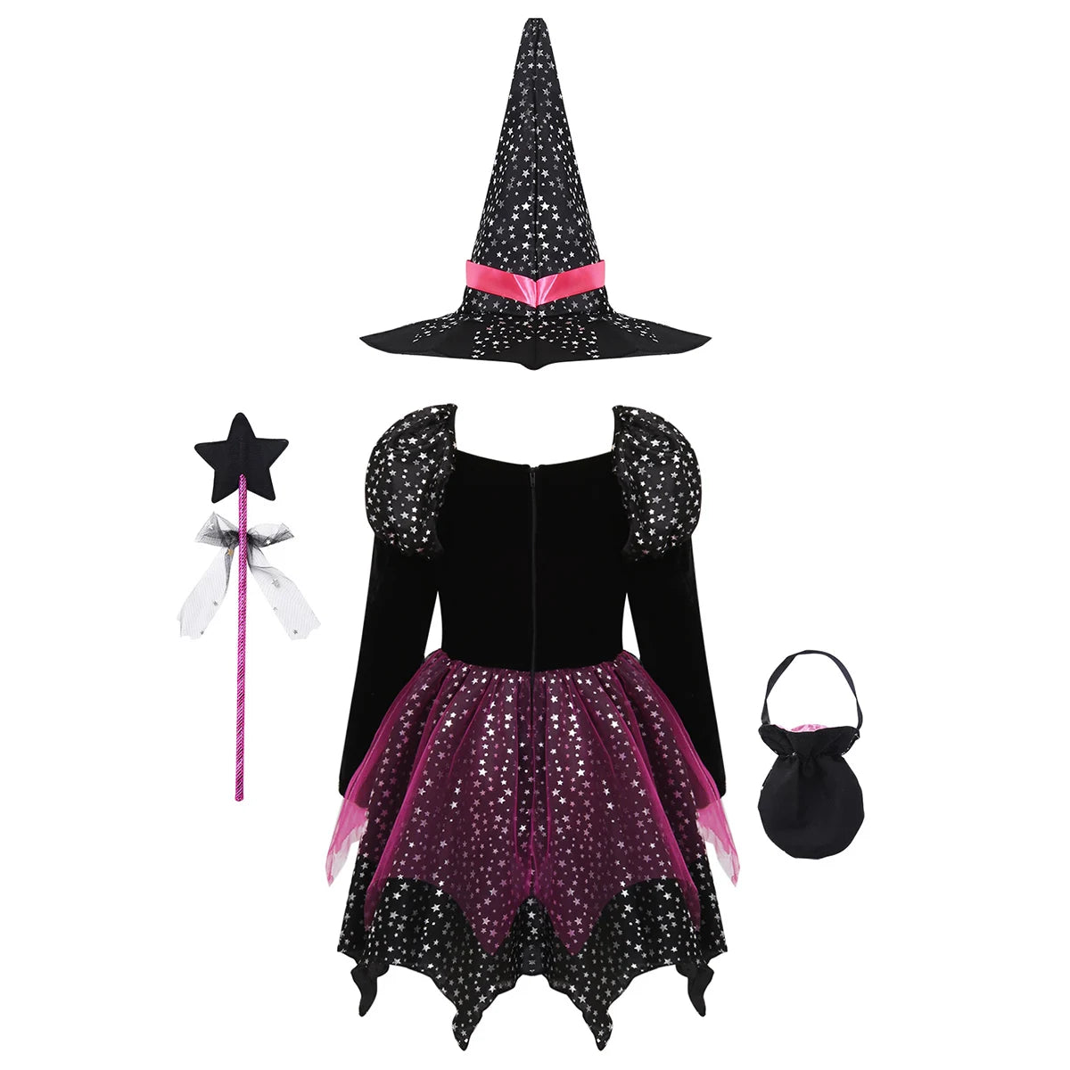 Girls Halloween Witch Costume  Cosplay Dress