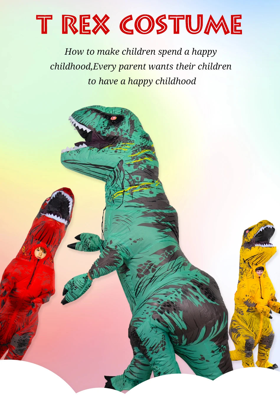 Party T-REX Costume For Childrens