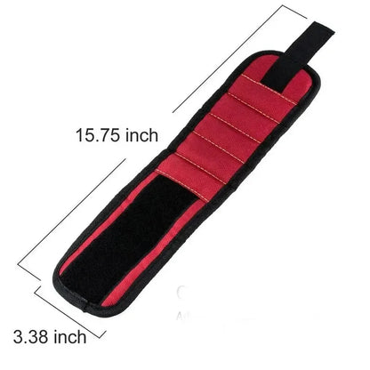 Strong Magnetic Wristband – Portable Tool Bag for Holding Screws, Nails, Nuts, Bolts, and Drill Bits