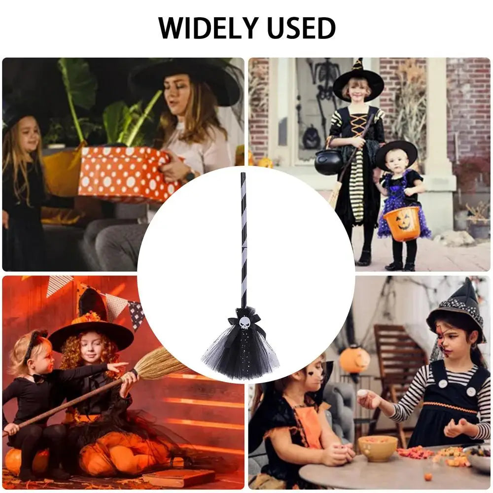 Halloween Witch Hat and Broom