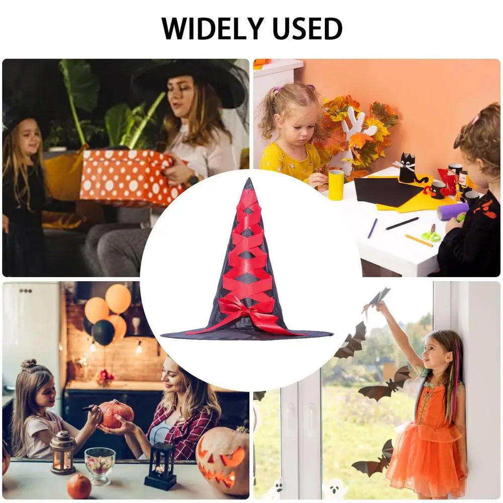 Halloween Witch Hat and Broom