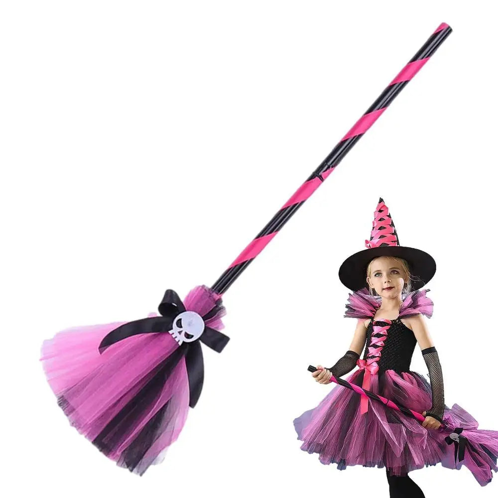 Halloween Witch Hat and Broom