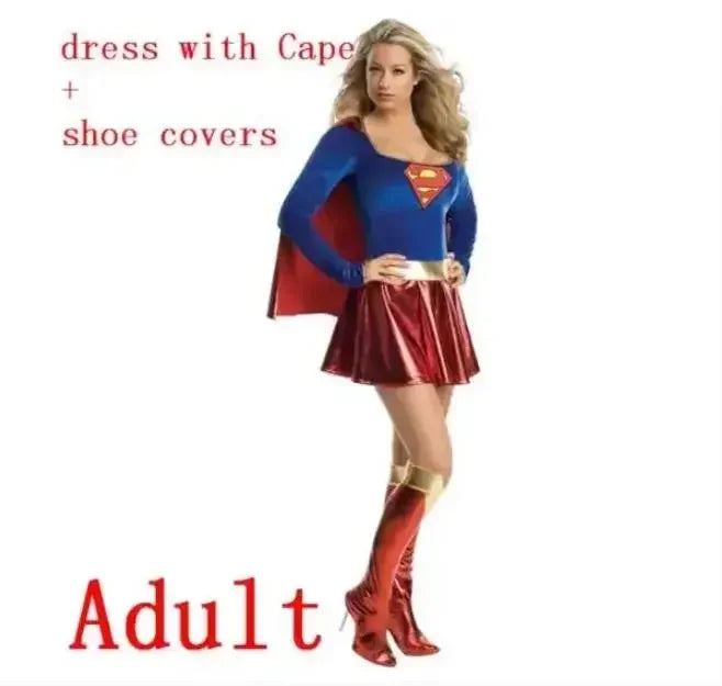 Halloween 2025 Superwoman Dress Cosplay