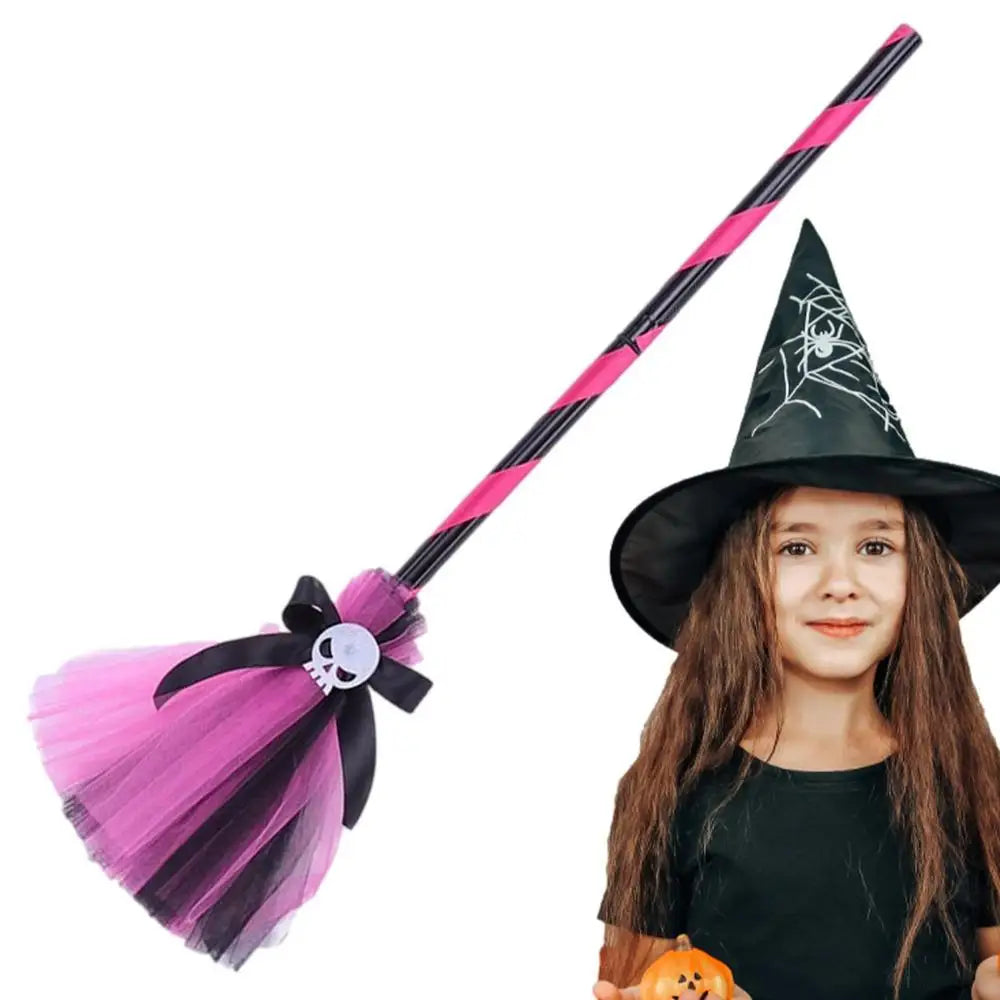 Halloween Witch Hat and Broom