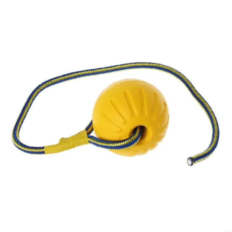 New Pet Dog Training Toy Ball Dog Rubber Ball Chew Bite Resistant Toy With Rope