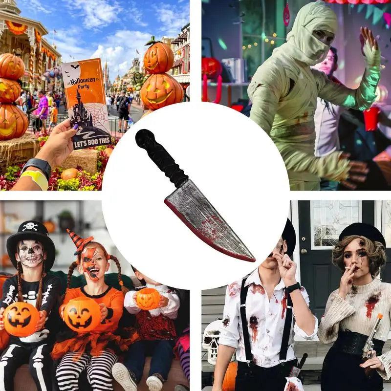 Halloween Plastic Horror Knife Scary Halloween Party 🥳🥳🥳