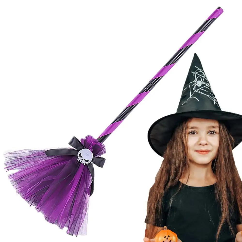 Halloween Witch Hat and Broom