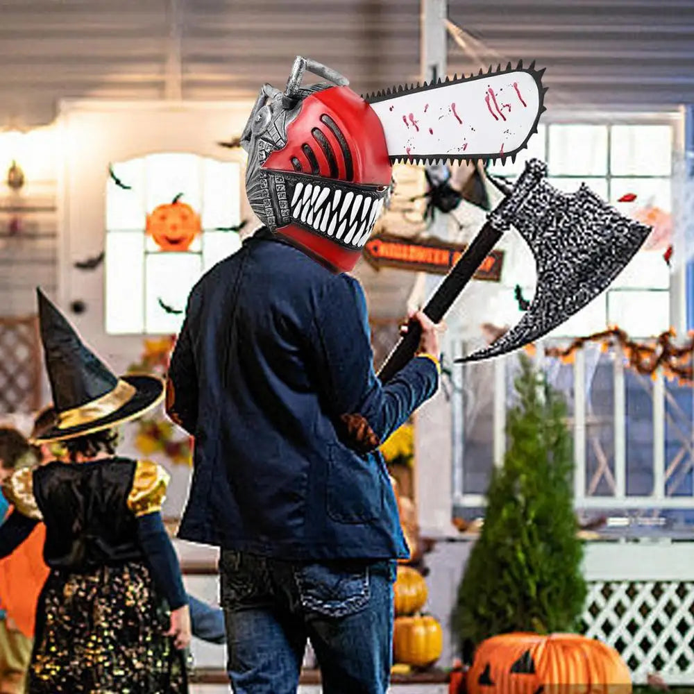Chainsaw Mask Rave  Anime Cosplay 🪚🪚🪚