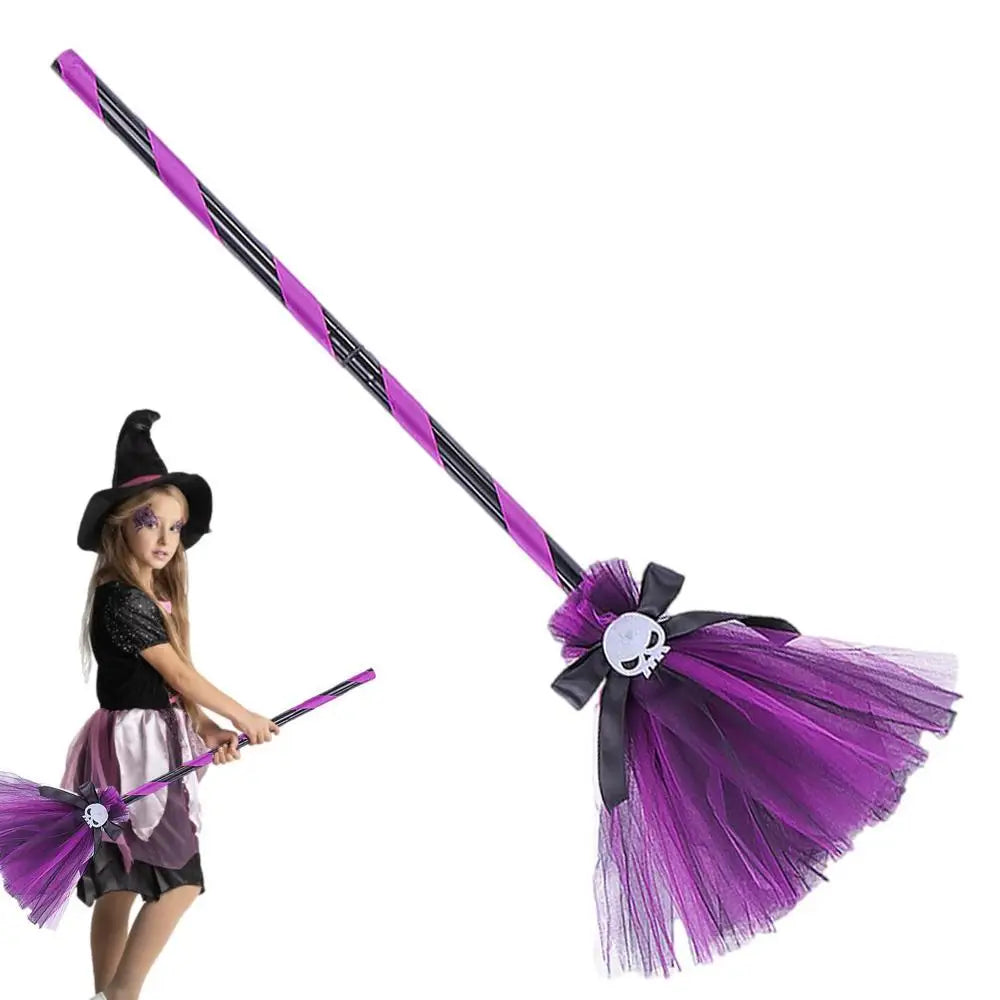 Halloween Witch Hat and Broom
