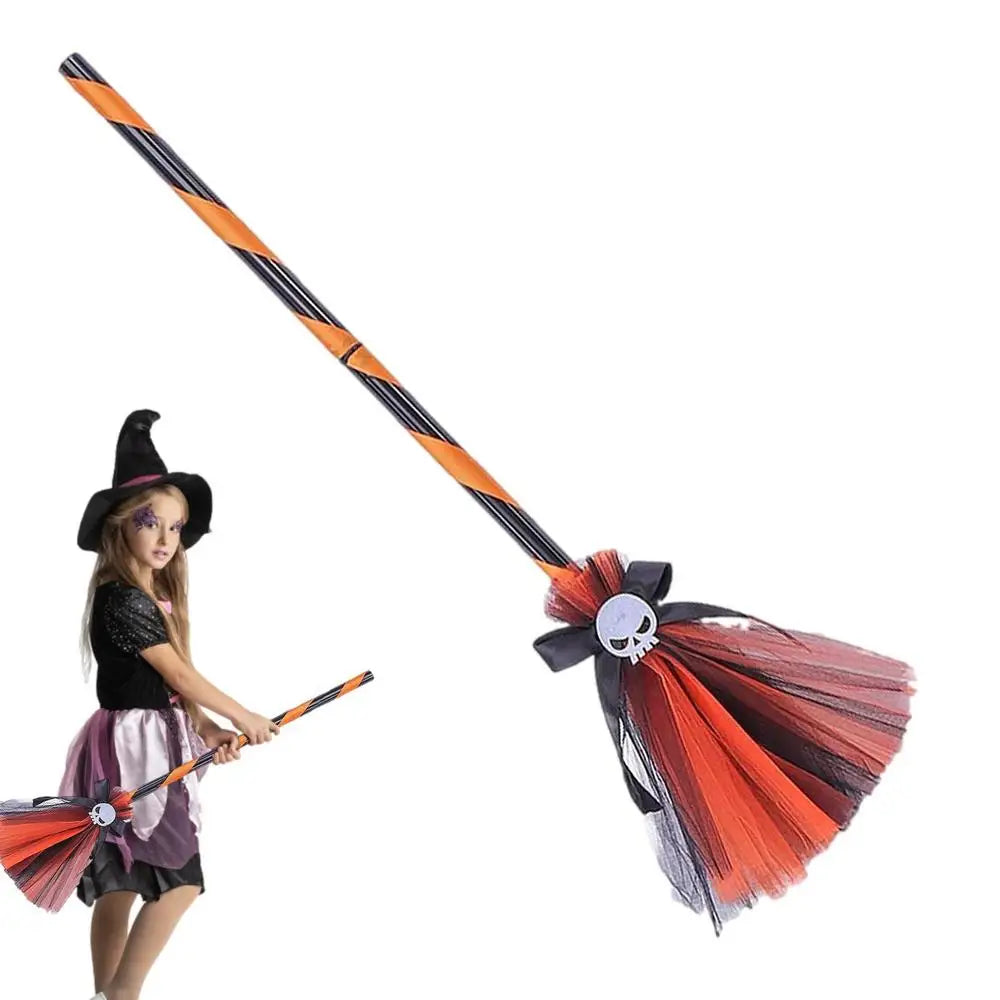 Halloween Witch Hat and Broom