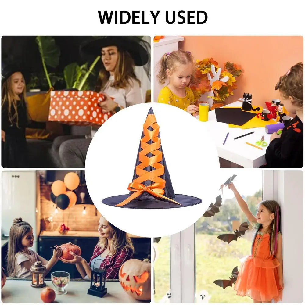 Halloween Witch Hat and Broom