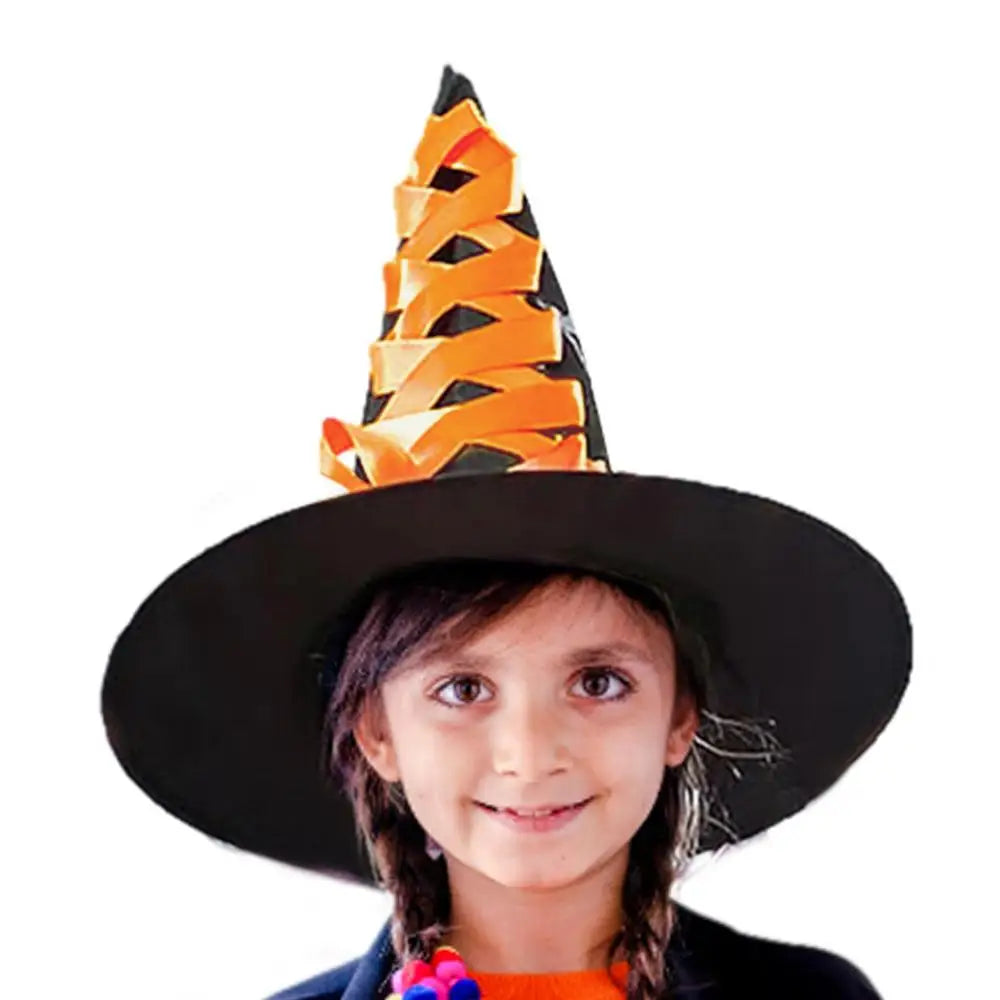 Halloween Witch Hat and Broom