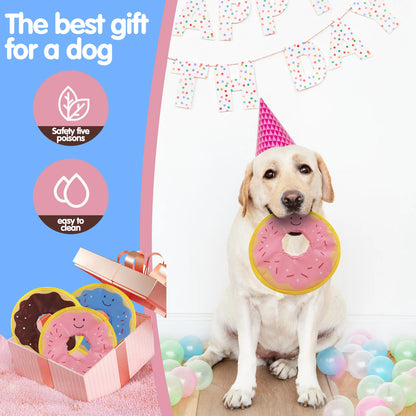 Dog donuts, noisy paper toys