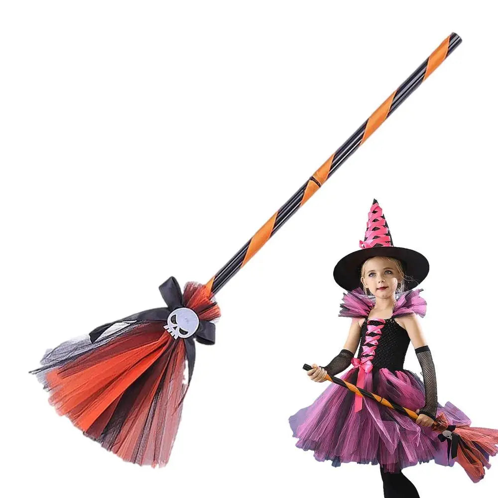 Halloween Witch Hat and Broom