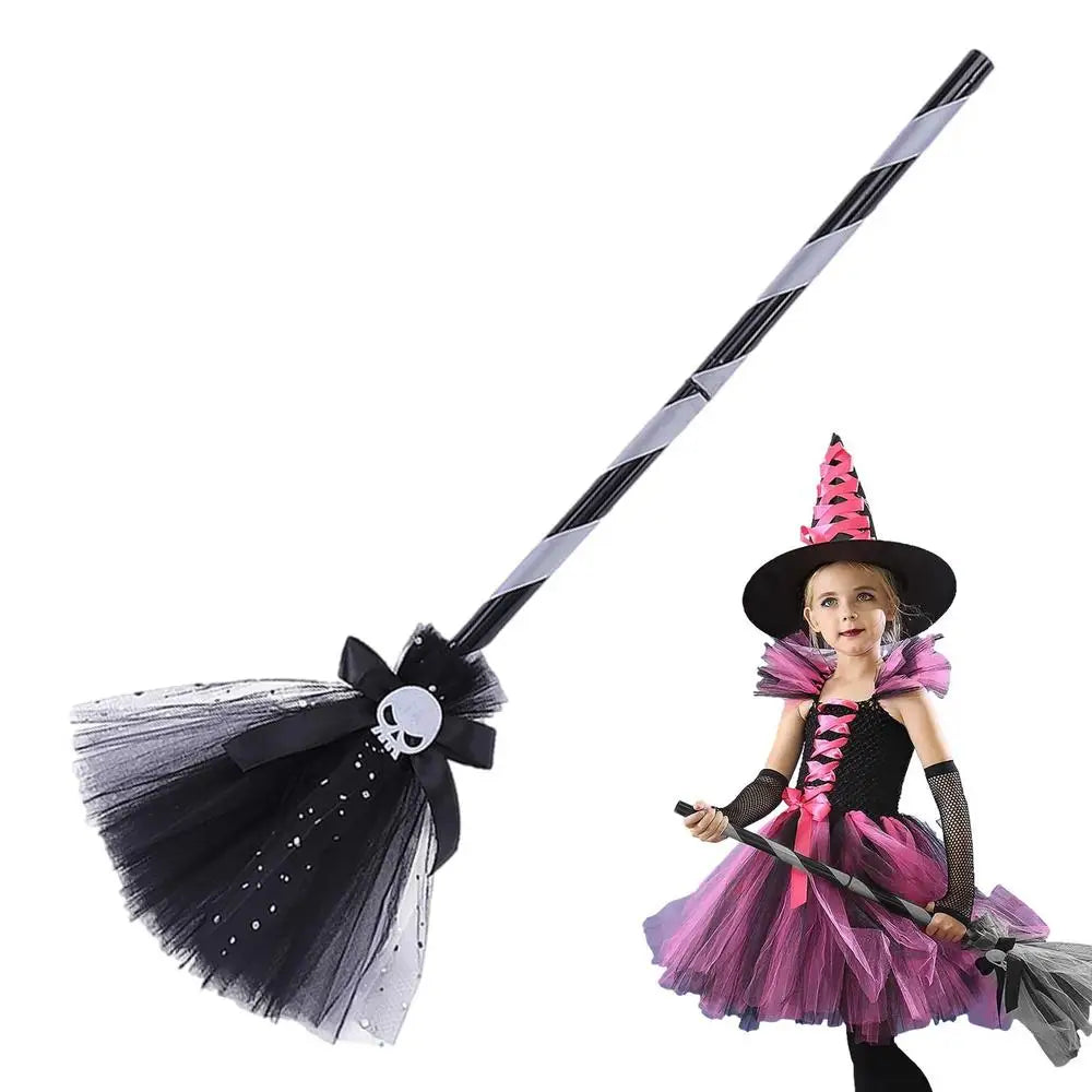 Halloween Witch Hat and Broom