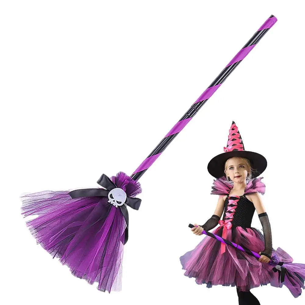 Halloween Witch Hat and Broom