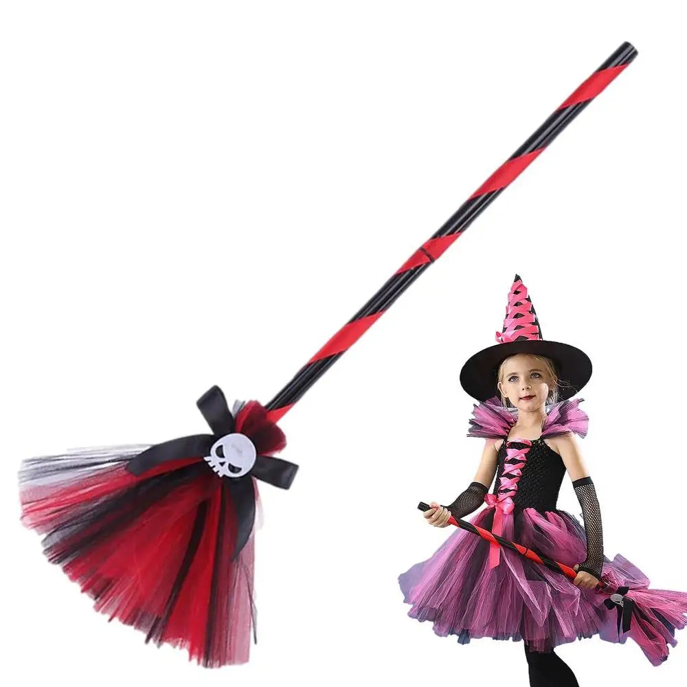 Halloween Witch Hat and Broom