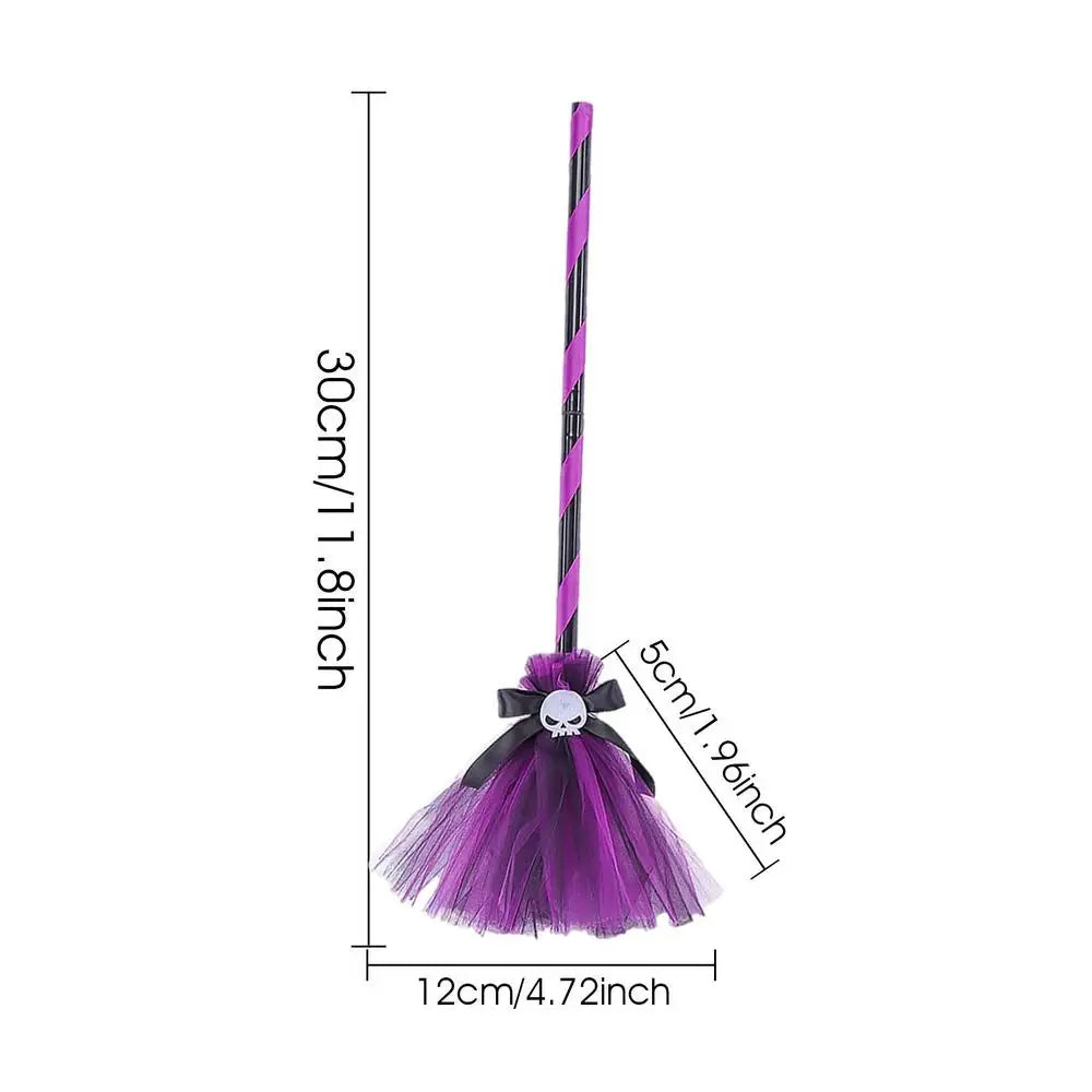 Halloween Witch Hat and Broom
