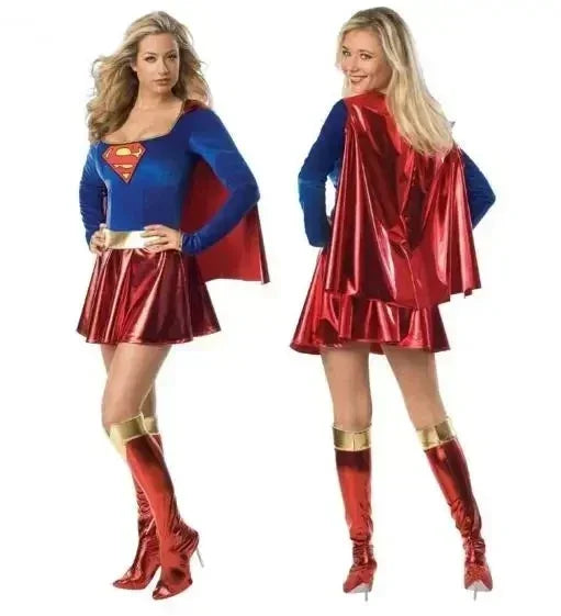 Halloween 2025 Superwoman Dress Cosplay