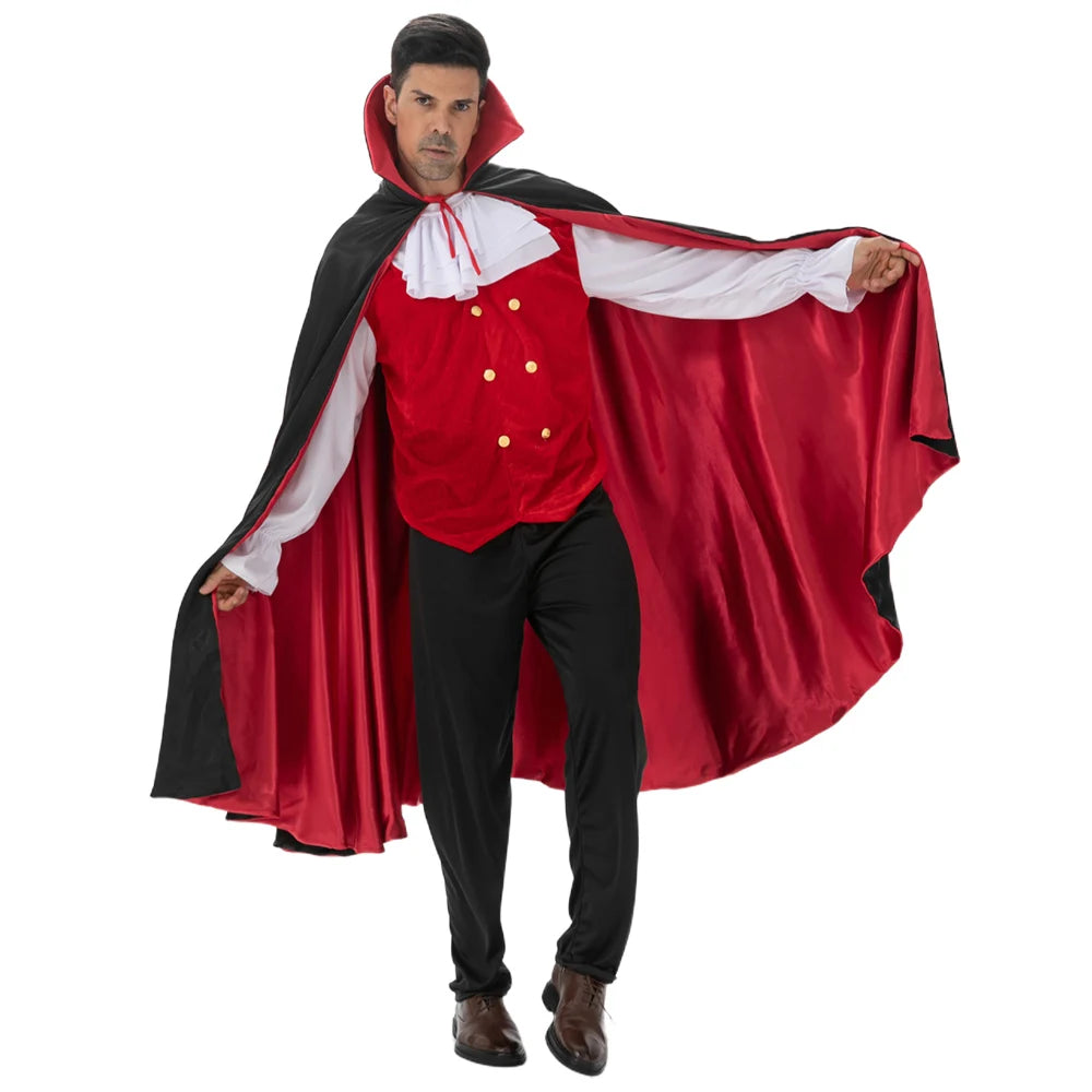 Halloween Vampire Costume Adult Cosplay 🧛‍♂️
