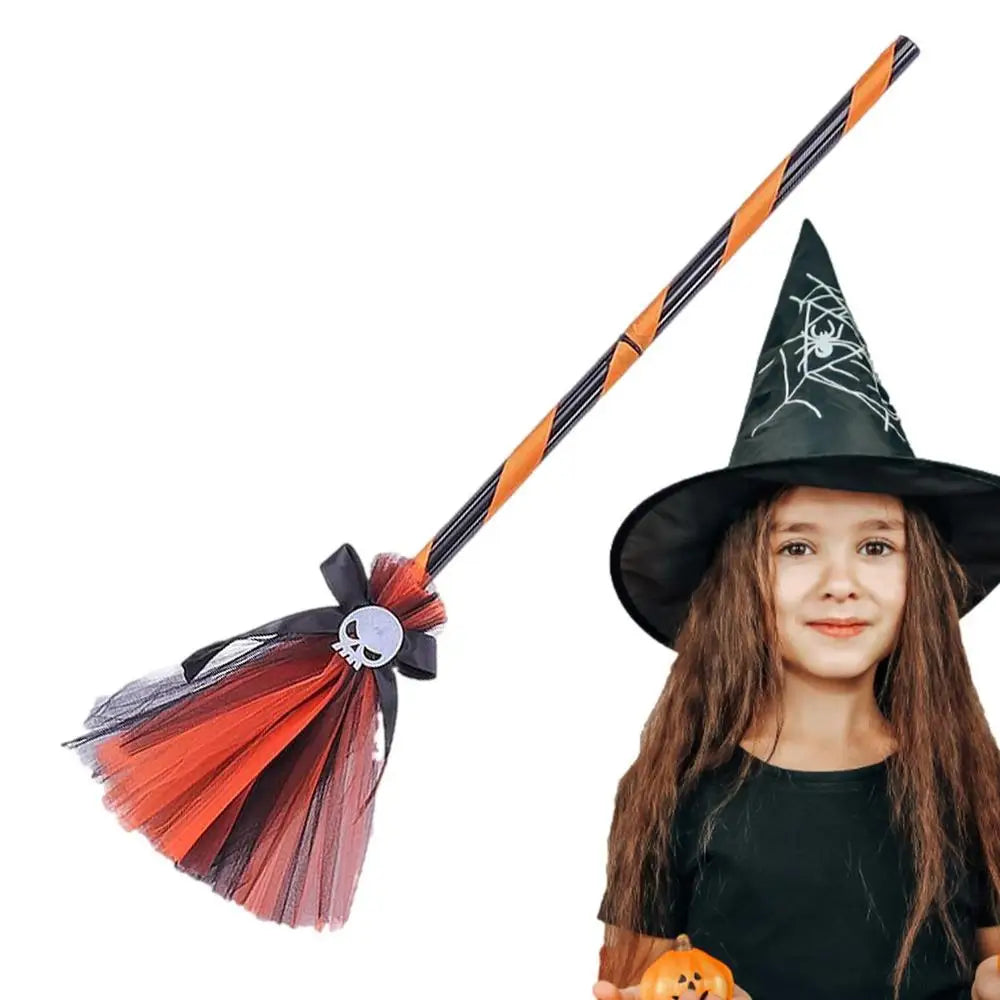 Halloween Witch Hat and Broom