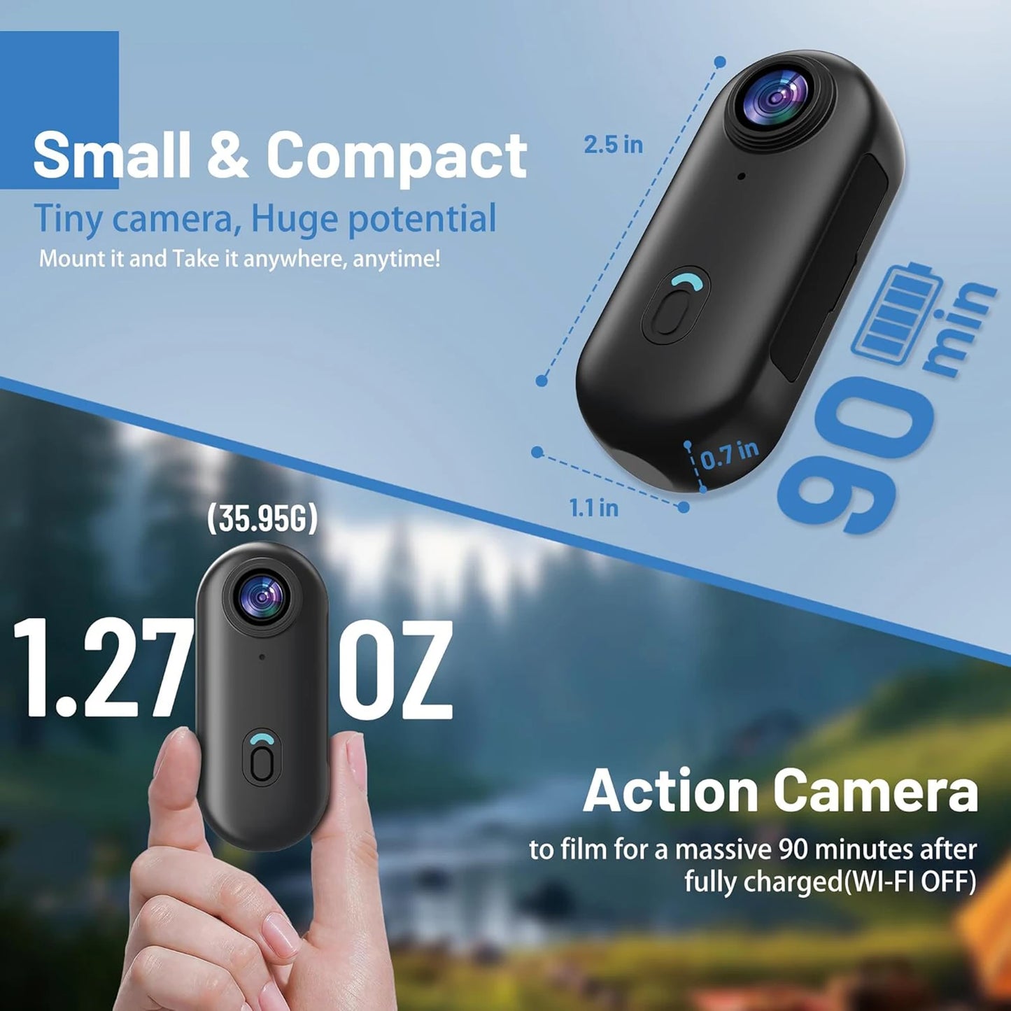 POV Waterproof Camera 4K