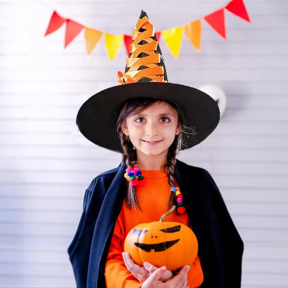 Halloween Witch Hat and Broom