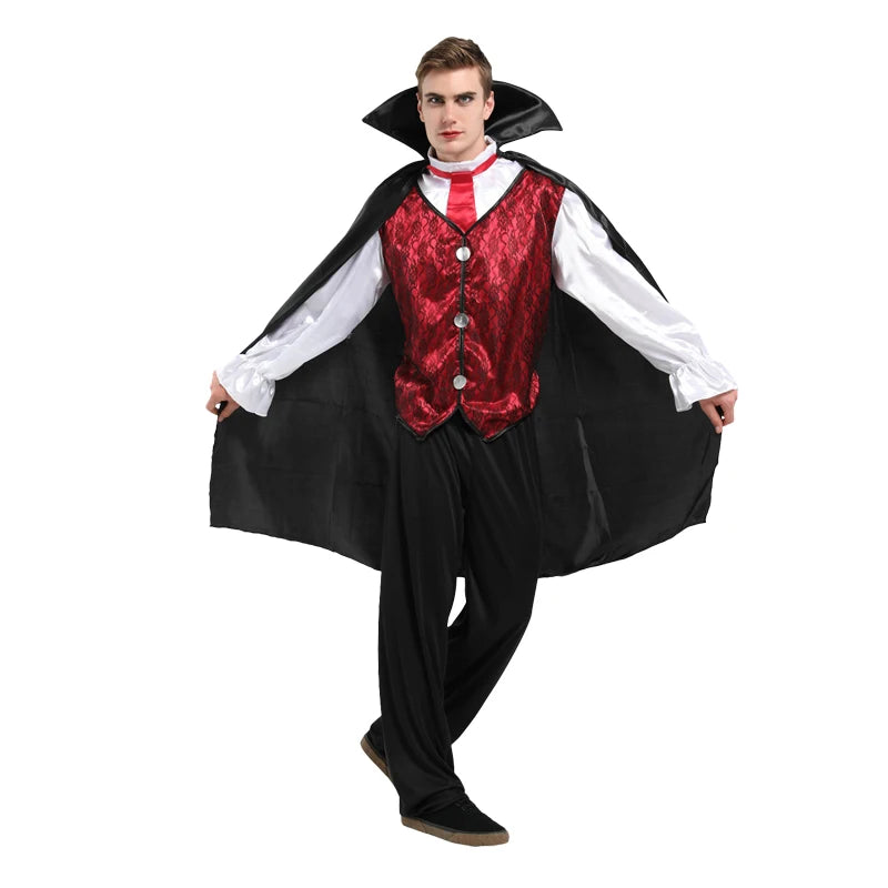 Halloween Vampire Costume Adult Cosplay 🧛‍♂️