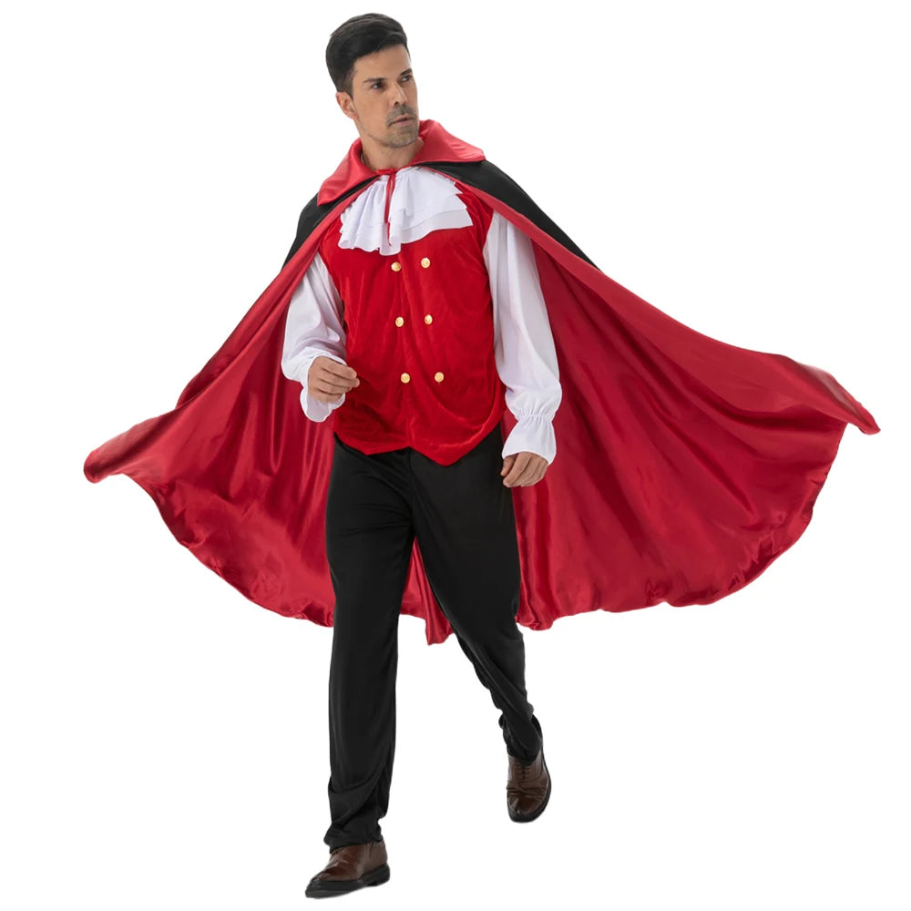Halloween Vampire Costume Adult Cosplay 🧛‍♂️