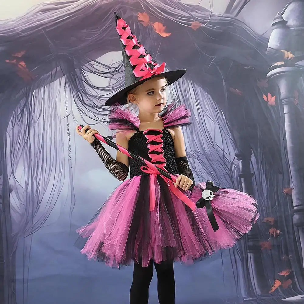 Halloween Witch Hat and Broom