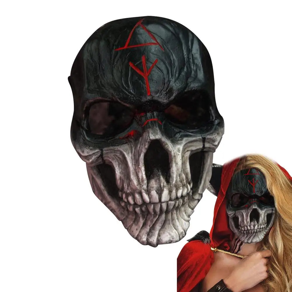 Halloween Scary Skull  Head Mask Cosplay☠️