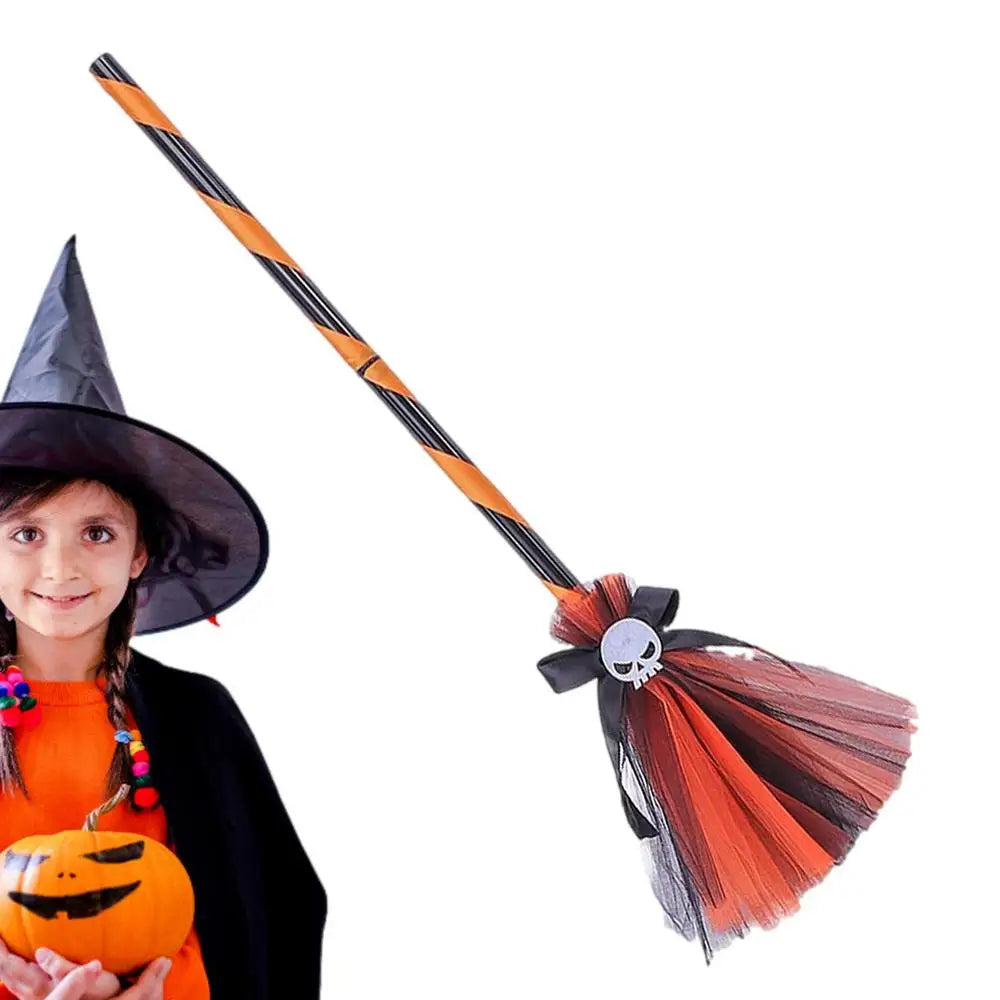 Halloween Witch Hat and Broom