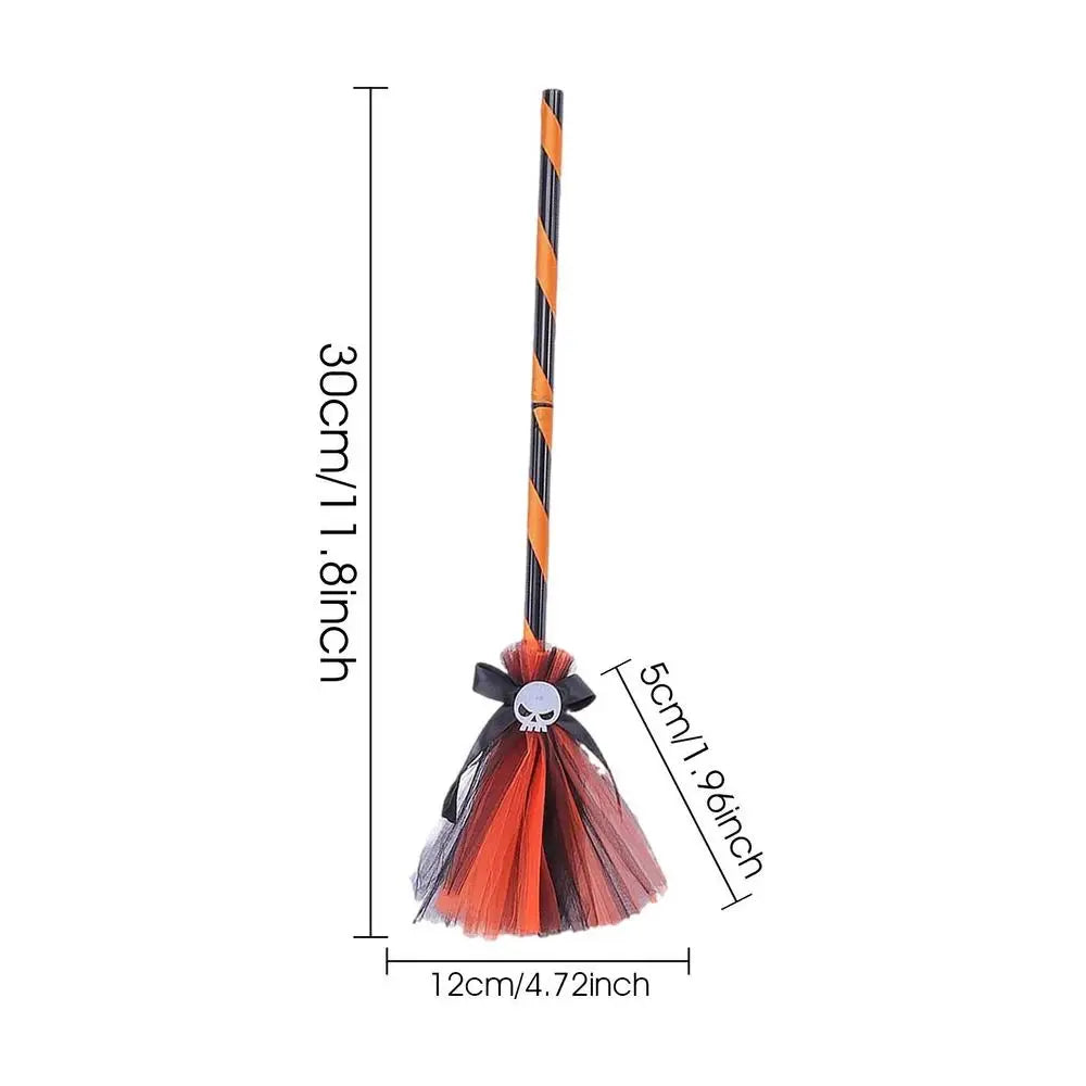 Halloween Witch Hat and Broom