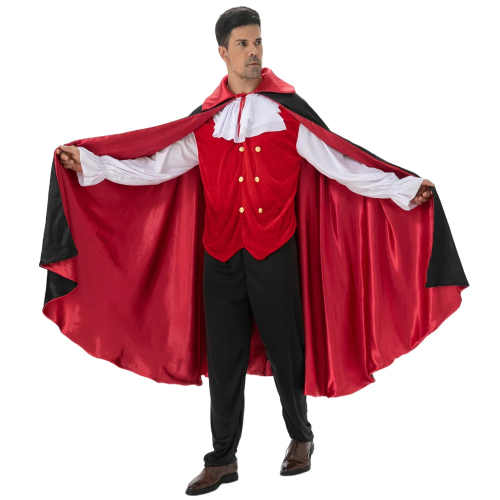 Halloween Vampire Costume Adult Cosplay 🧛‍♂️