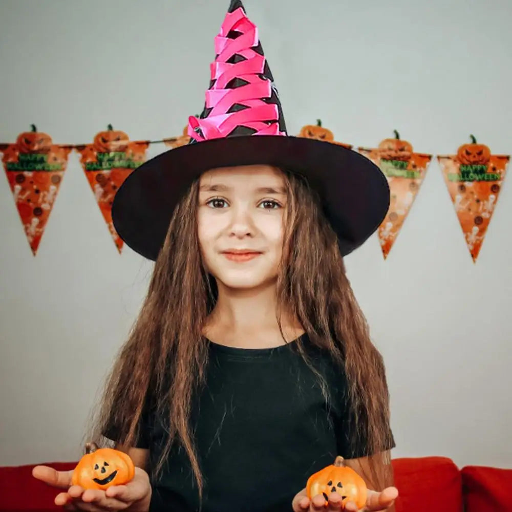 Halloween Witch Hat and Broom
