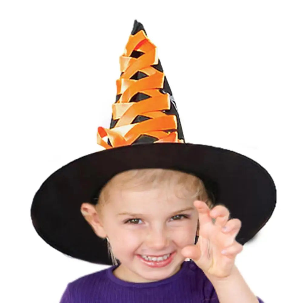 Halloween Witch Hat and Broom