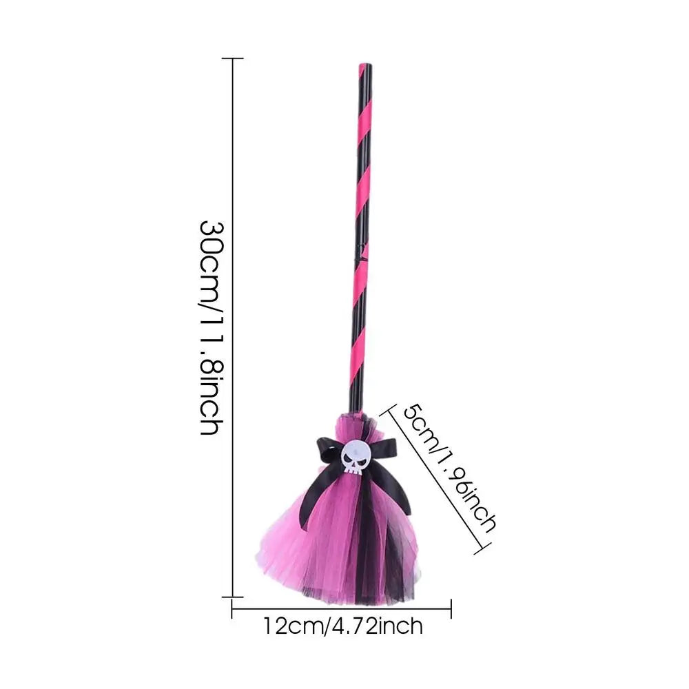 Halloween Witch Hat and Broom