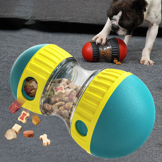 Dog Toys Increase Intelligence Elliptical Track Rolling Ball Leaky Food Develop Good Habits Sturdy Durable Interactive Pet Toys