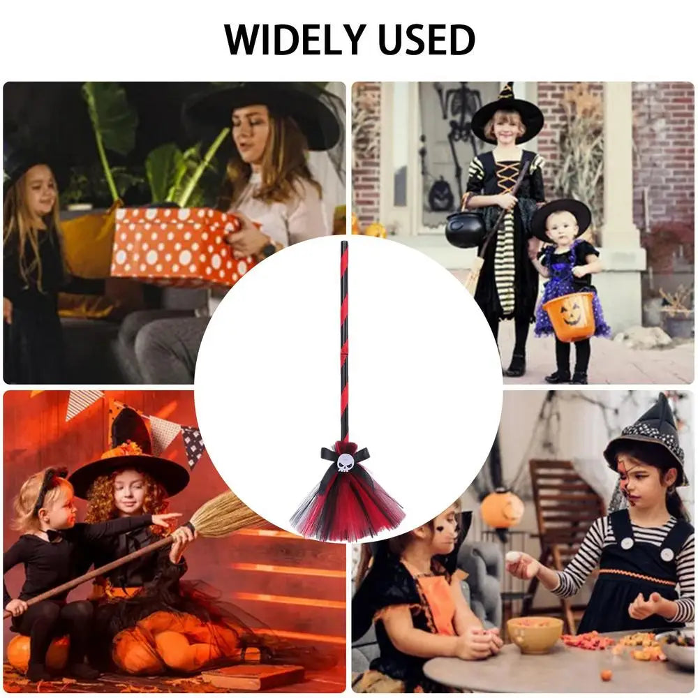 Halloween Witch Hat and Broom