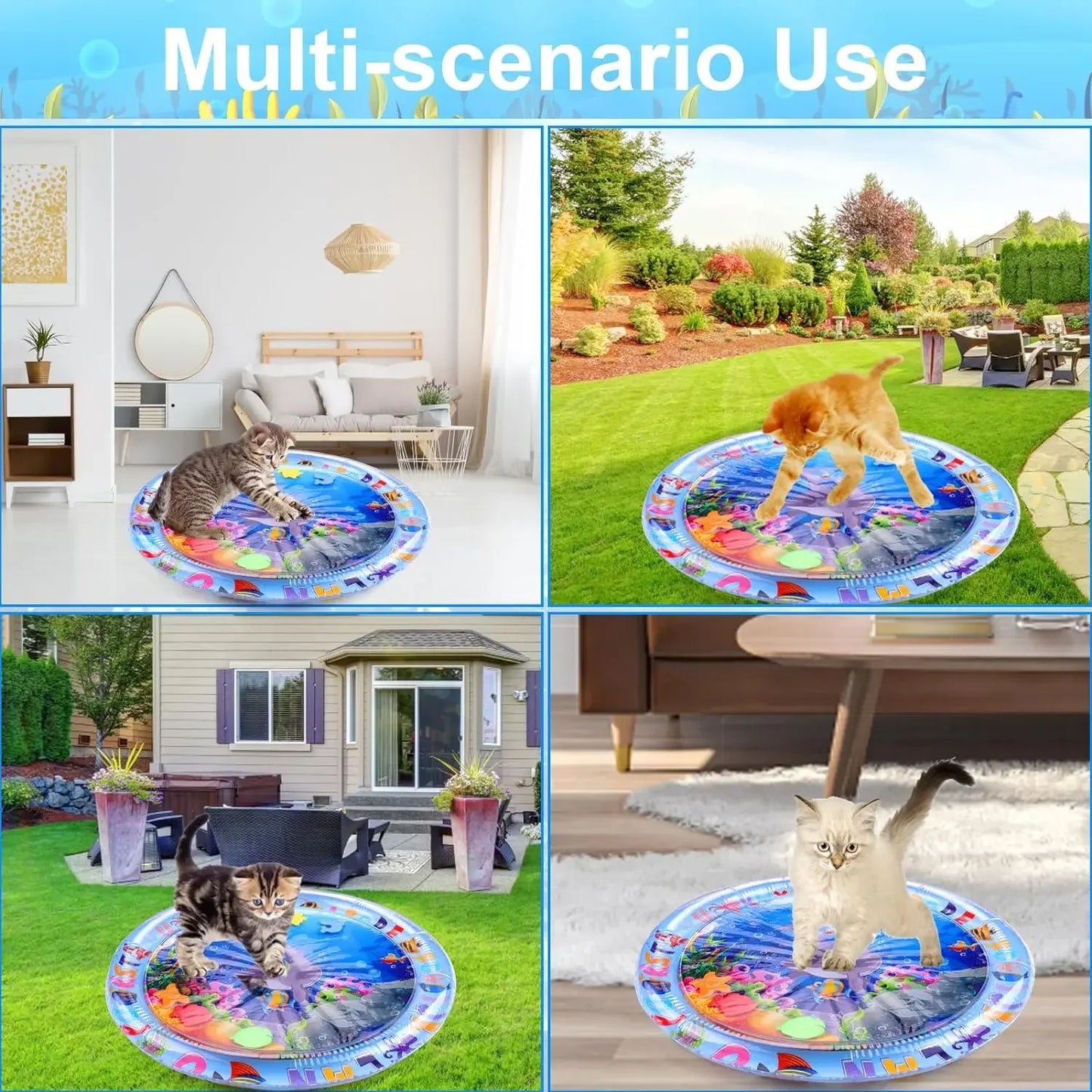 Interactive Water Play Mat for Cats & Dogs