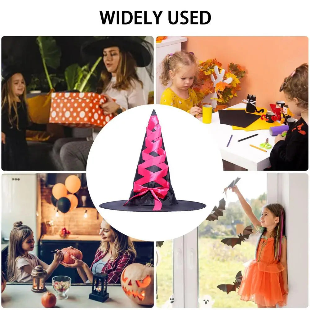 Halloween Witch Hat and Broom