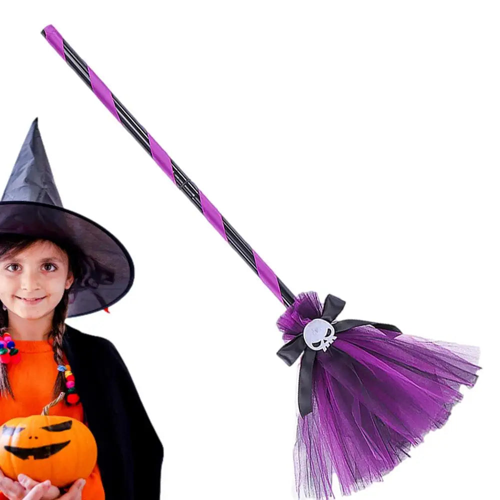 Halloween Witch Hat and Broom